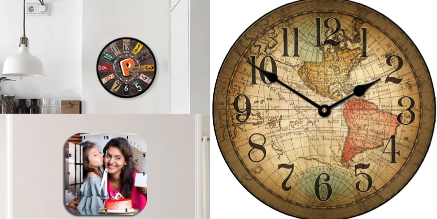 Print on Demand custom Wall Clocks - Qikink
