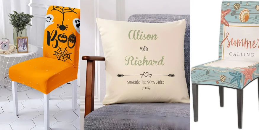 Print on Demand Chair & Cushion Covers -Qikink