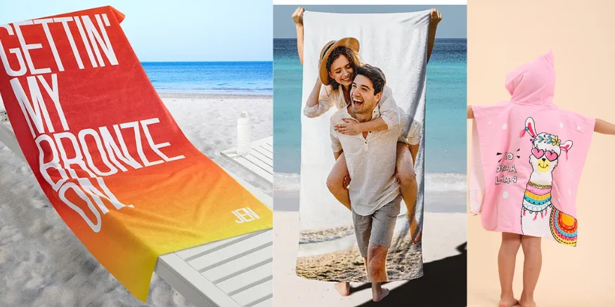 Print on Demand Beach Towels - Qikink