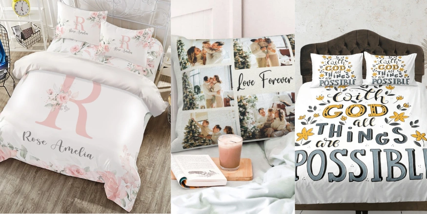 sell Print on demand Bedding & Bedsheets with Qikink