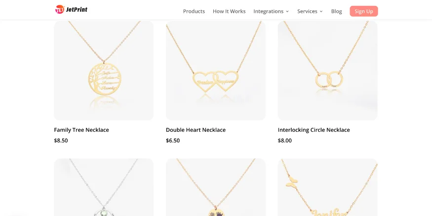 Jetprint POD jewel supplier qikink