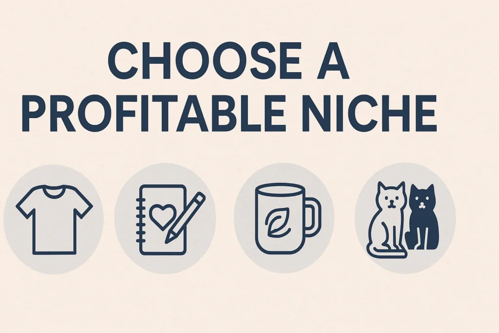 choose a profitable niche qikink print on demand