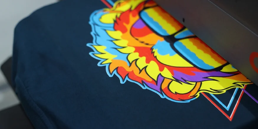 dtg can print unlimited colors at qikink print on demand