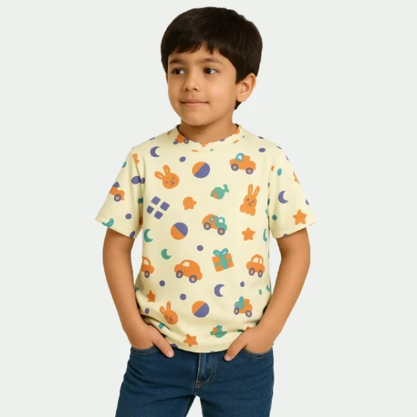 kids all over print t shirt qikink