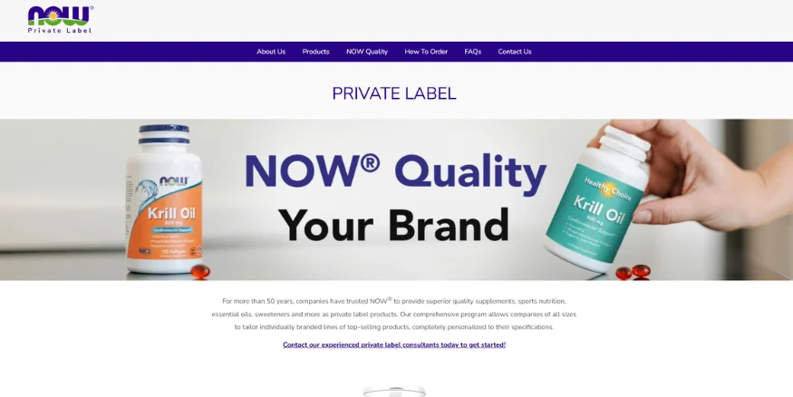now private label supplements qikink print on demand