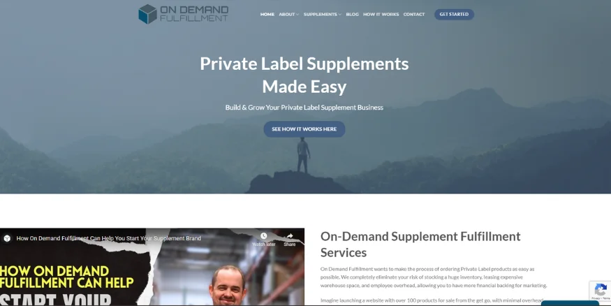 on demand fulfilment private label supplements qikink