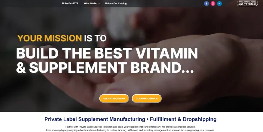 private label express supplements to sell - qikink