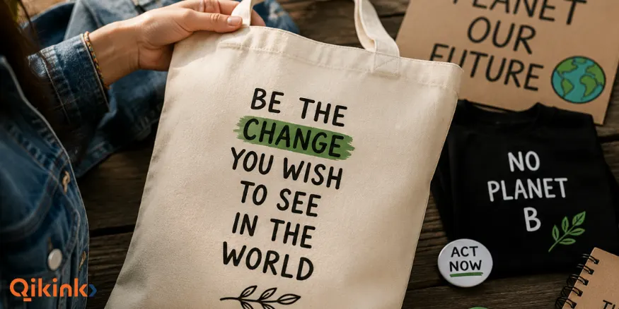 Social causes niche Qikink