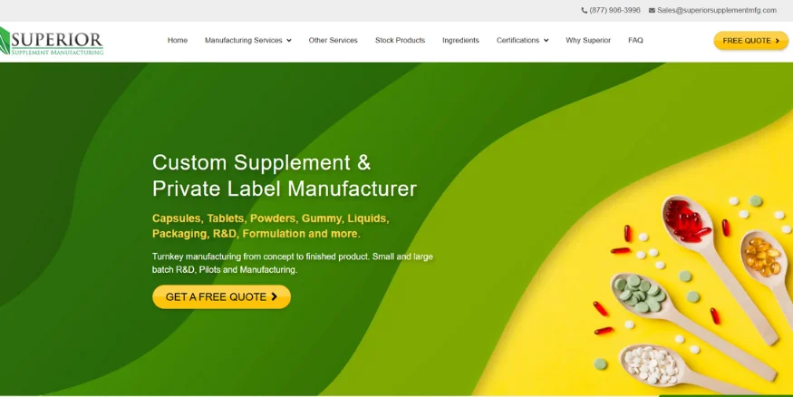 superior custom supplements & private label manufacturer qikink