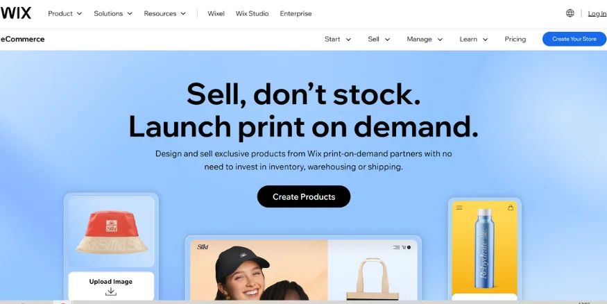 Wix Print on Demand web platform - Qikink