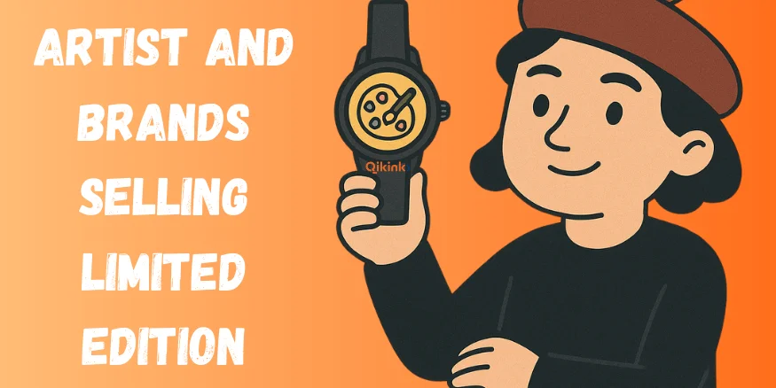 Artists and Brands Selling Limited-Edition Collections of Print on Demand Watches - Qikink