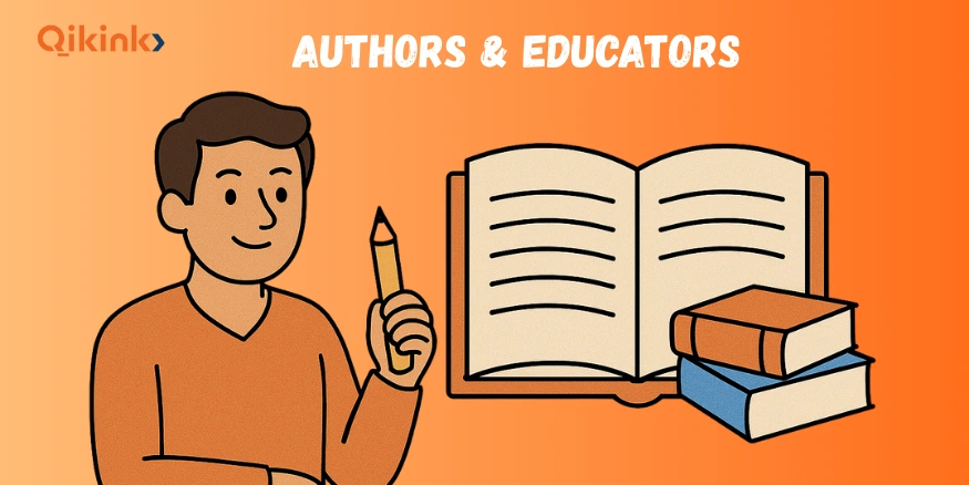 Authors & Educators using Custom Printed Paper Products - Qikink