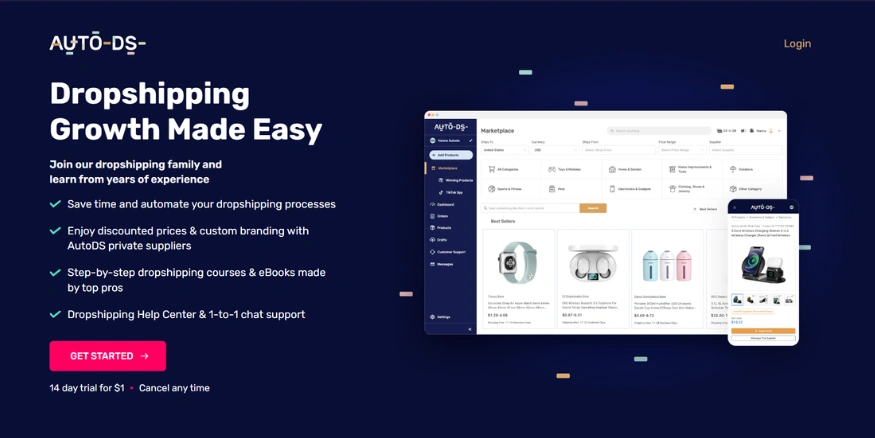 AutoDS Dropshipping Platform - Qikink
