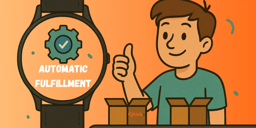 Automatic Fulfillment for selling Print on Demand Watches - Qikink