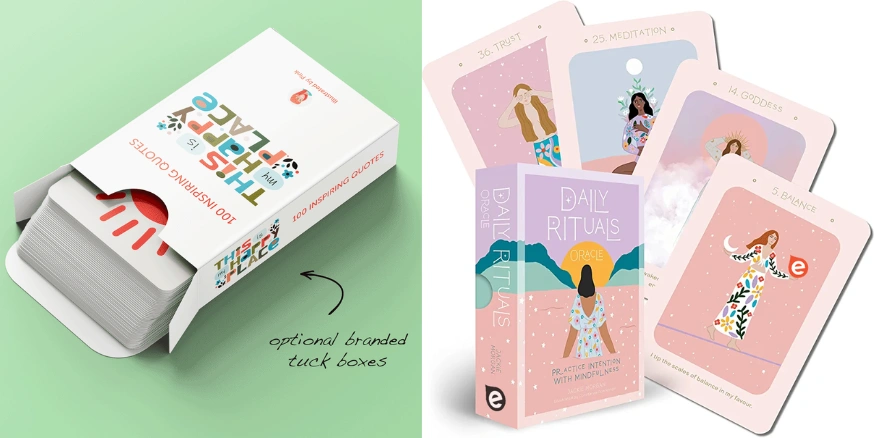 Custom Print on Demand Affirmation Cards - Qikink