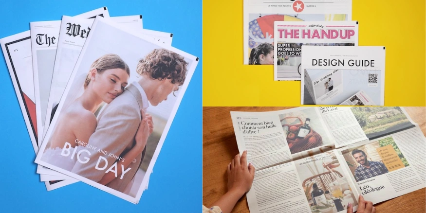 Custom Print on Demand Newspaper - Qikink