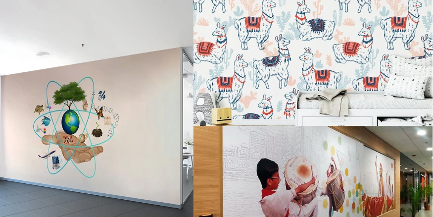 Custom Print on Demand Wallpaper - Qikink