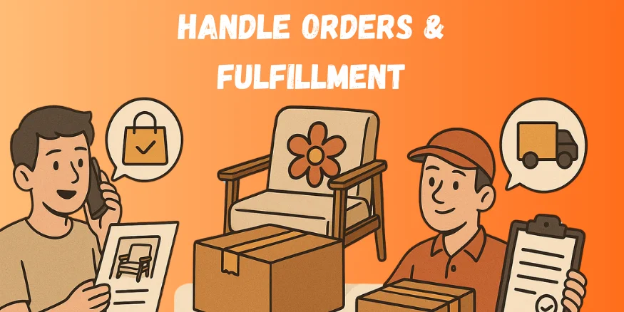 Handle Orders & Fulfillment to sell Custom Furniture with Qikink