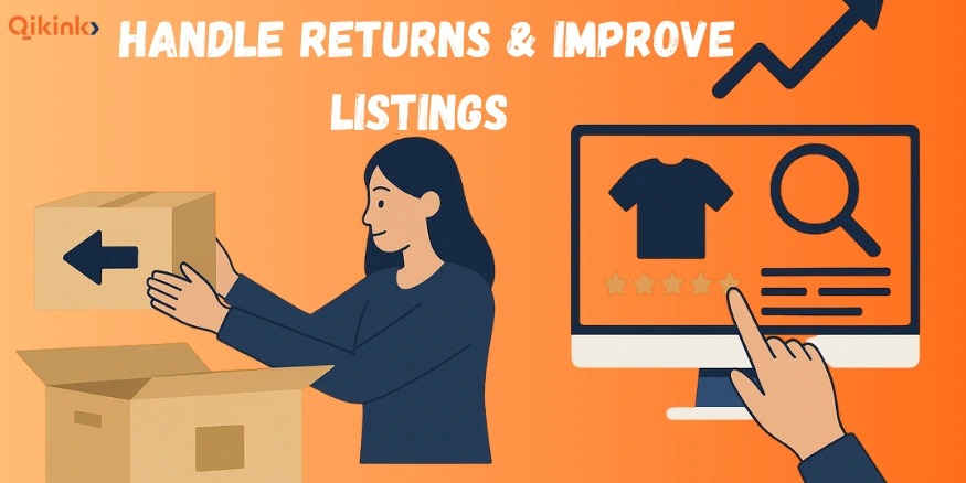 Handle Returns & Improve Listings to Start an eCommerce Business with Qikink Dropshipping - Qikink