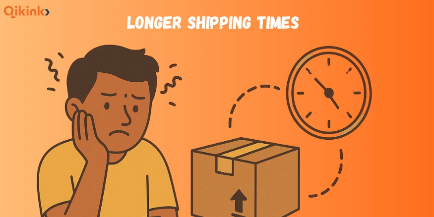 Longer Shipping Times challenge in Reverse Dropshipping - Qikink