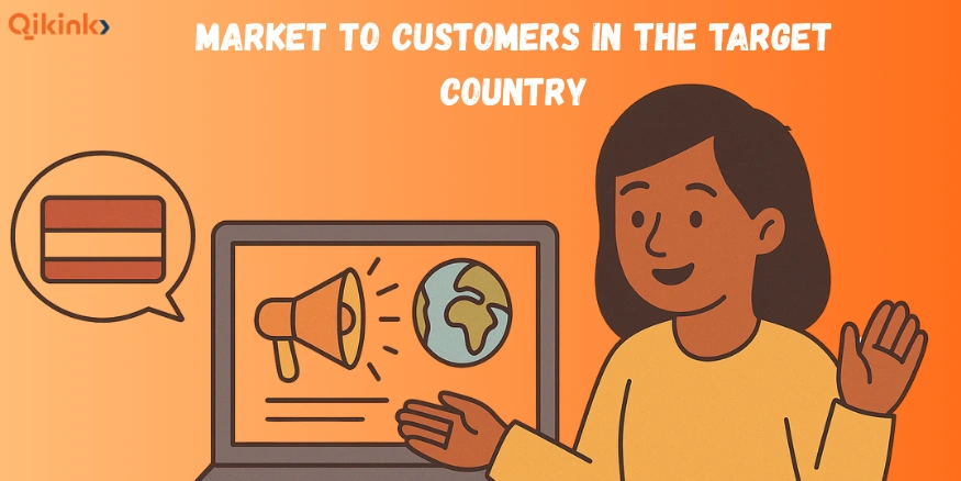 Market to Customers in the Target Country for reverse dropshipping - Qikink