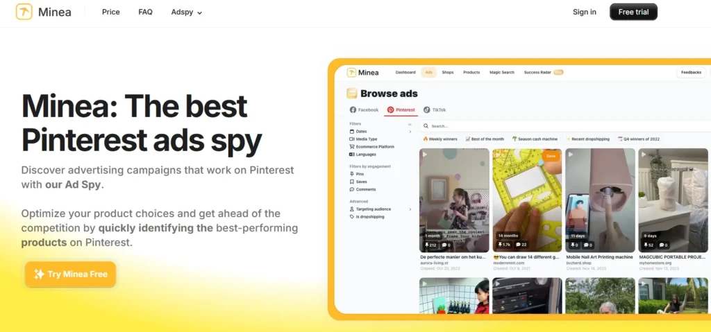 Best spy tools - Minea