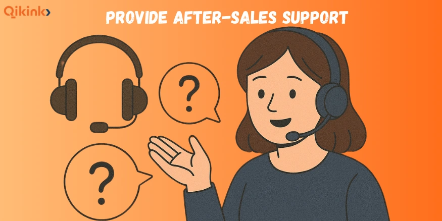 Provide After-Sales Support for reverse dropshipping - Qikink