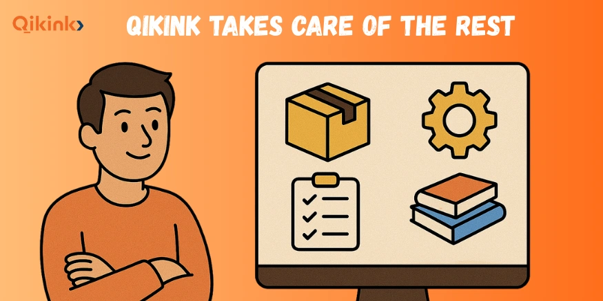 Qikink Takes Care of the Rest for selling Custom Printed Paper Products Online - Qikink