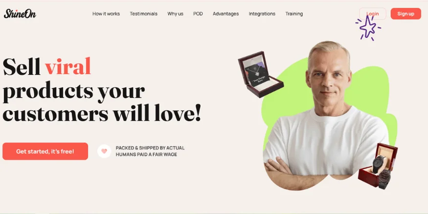 ShineOn Platform for selling Print on Demand Watches - Qikink
