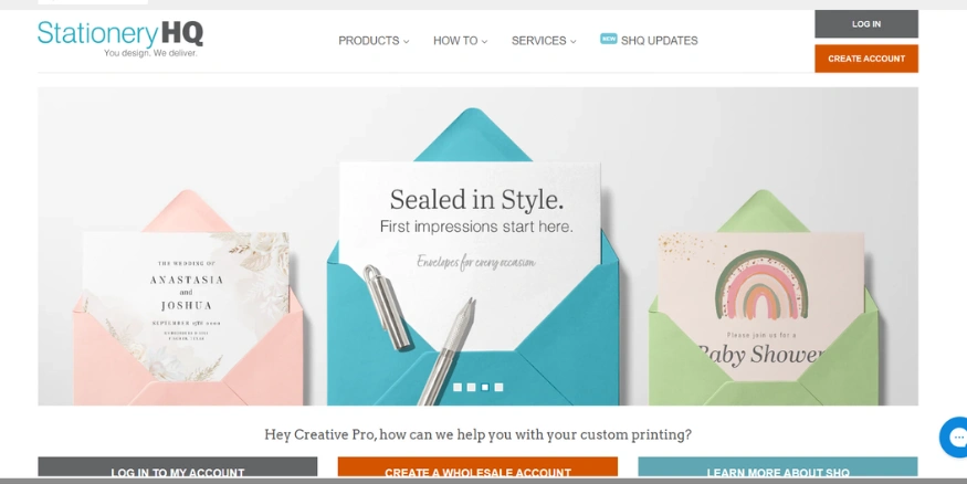 StationeryHQ platform supplying Custom Print on Demand Paper Product - Qikink