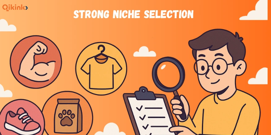 Strong Niche Selection for successful dropshipping - Qikink