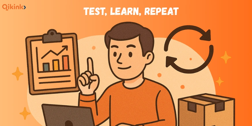 Test, Learn, Repeat for successful dropshipping - Qikink