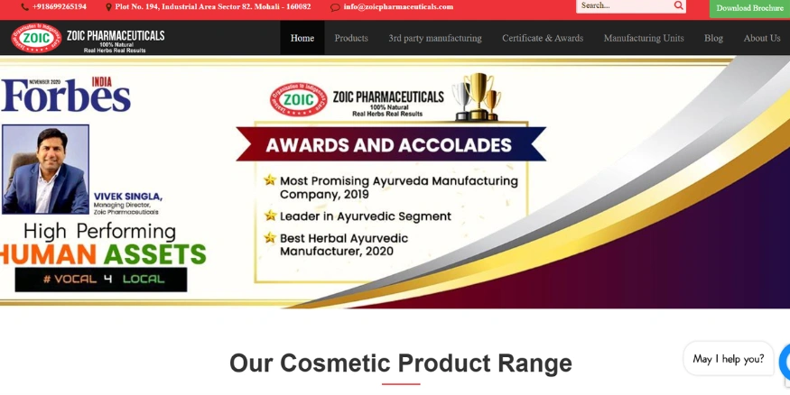 Zoic Cosmetics manufacturing Private Label Cosmetic - Qikink
