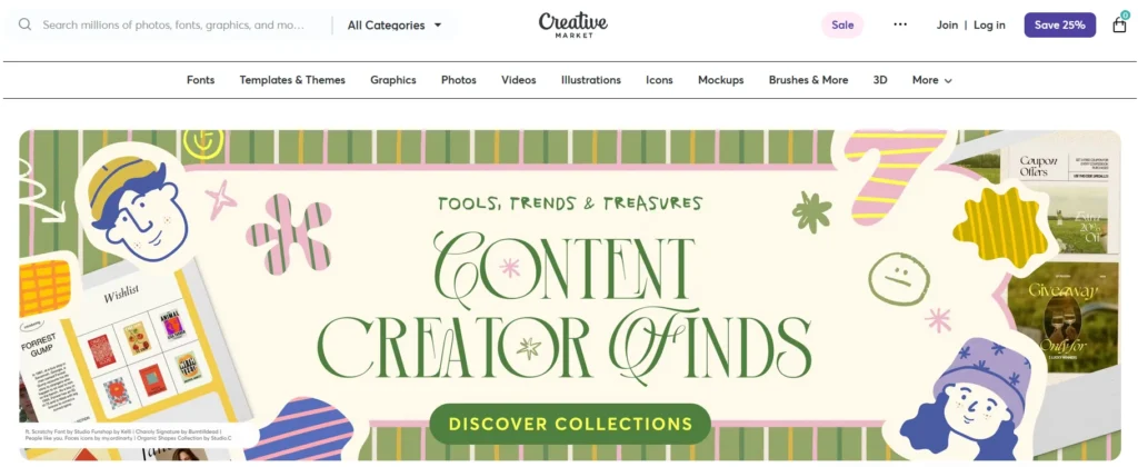 Digital art dropshipping - creative market