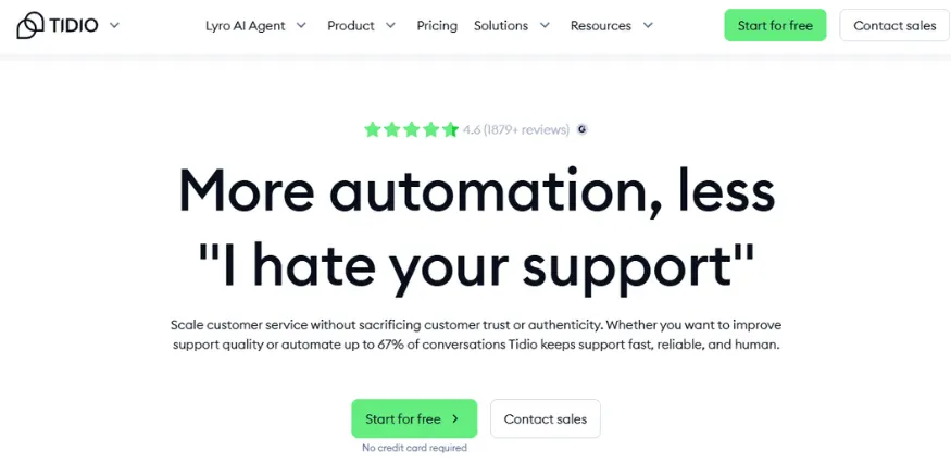 Tidio AI dropshipping tool