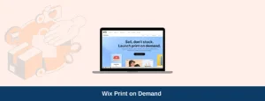 Wix Print on demand-Qikink