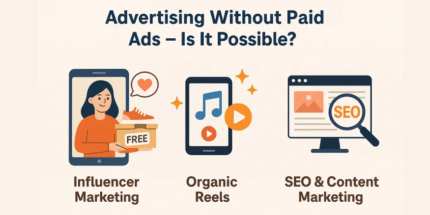 Advertising without paid ads