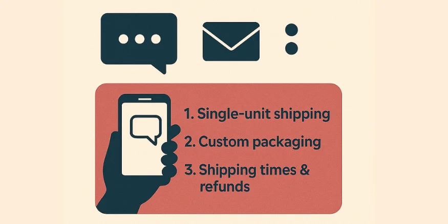 Communicate & Request Dropshipping Support