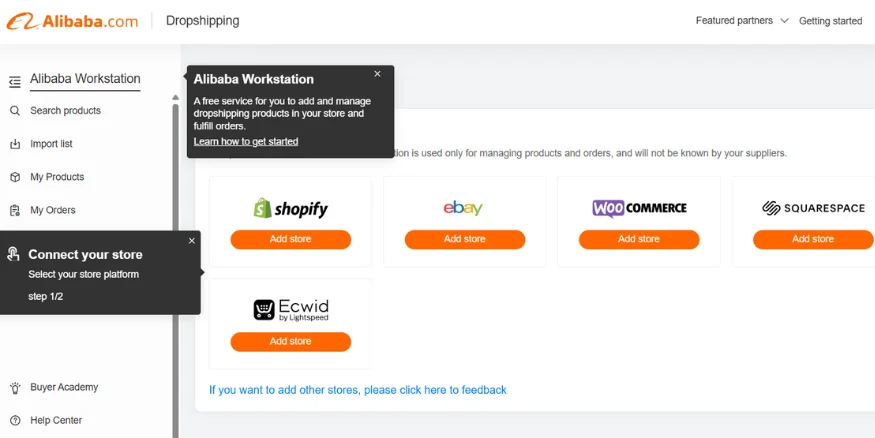 Connect your online store