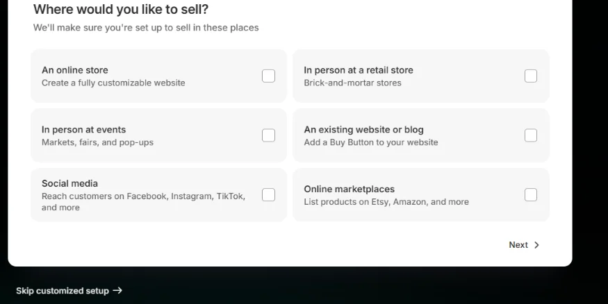 Shopify dropshipping customized setup guide