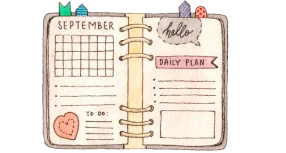 Daily planner Qikink