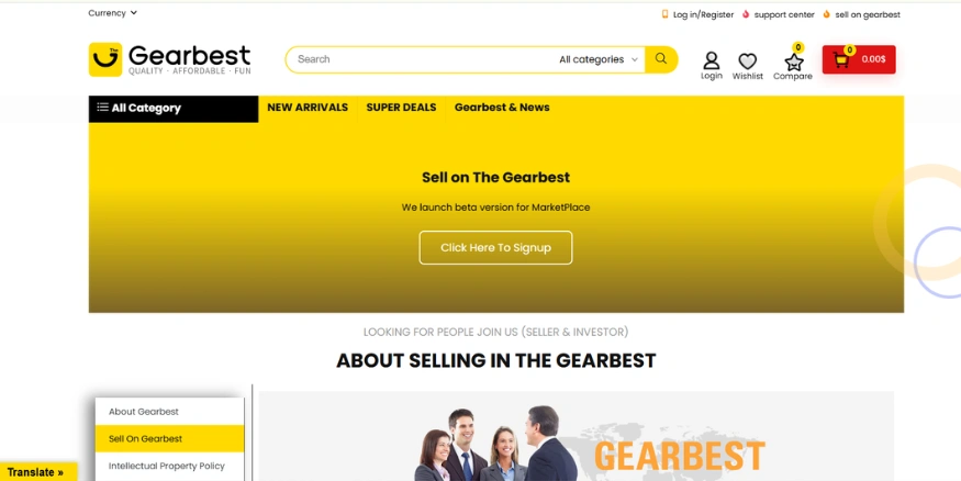 Gearbest Dropshipping - Qikink