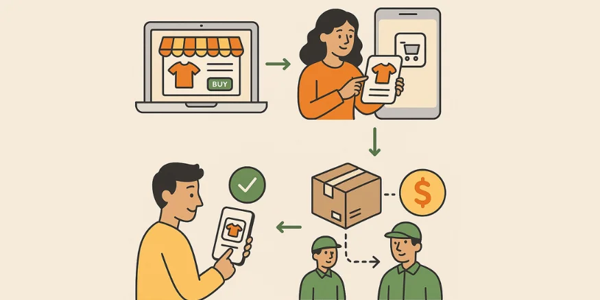 How Does Dropshipping Works on Shopify