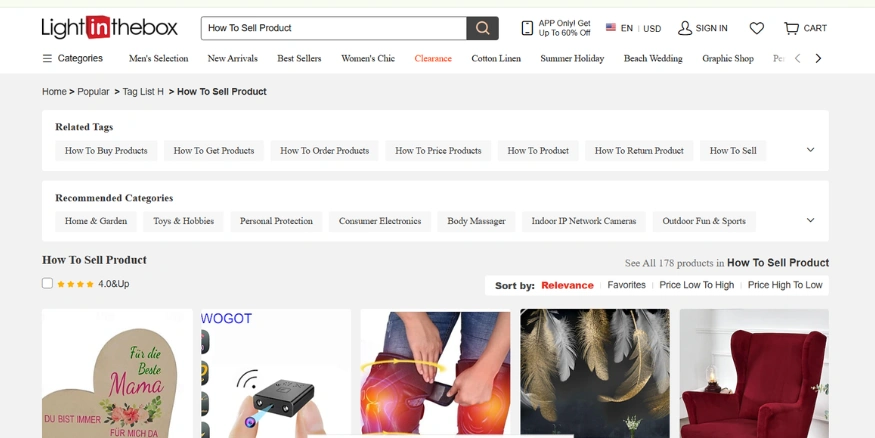 Lightinthebox Dropshipping - Qikink