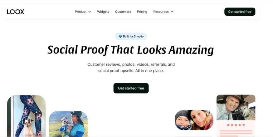 Loox Shopify app for reviews & social proof - Qikink