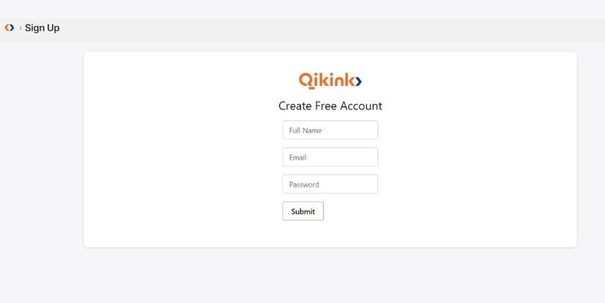 Qikink signup guide for Shopify Dropshipping