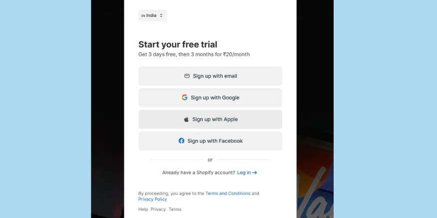 Qikink signup guide for Shopify Dropshipping