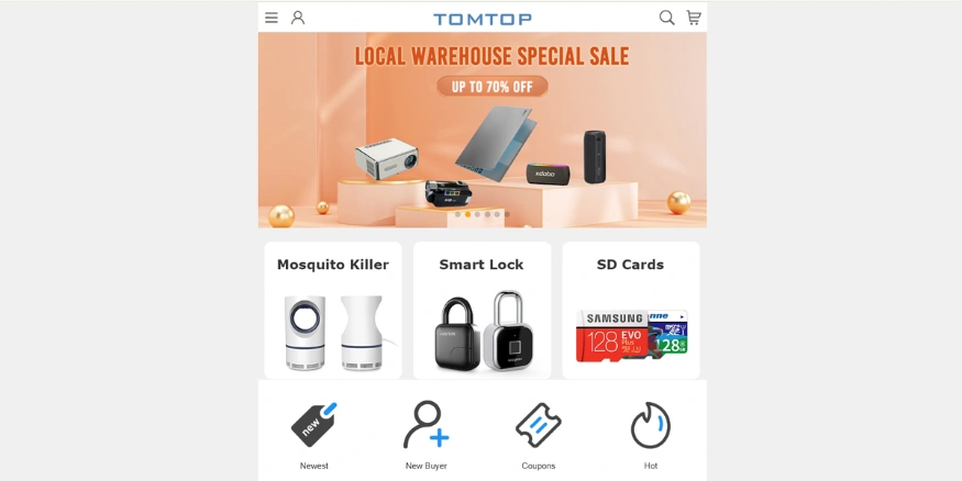 Tomtop Dropshipping Qikink