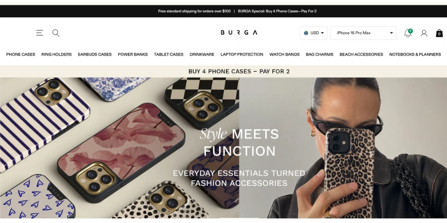 burga shopify dropshipping store-qikink