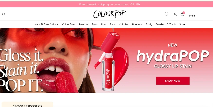 colourpop shopify dropshipping store-qikink
